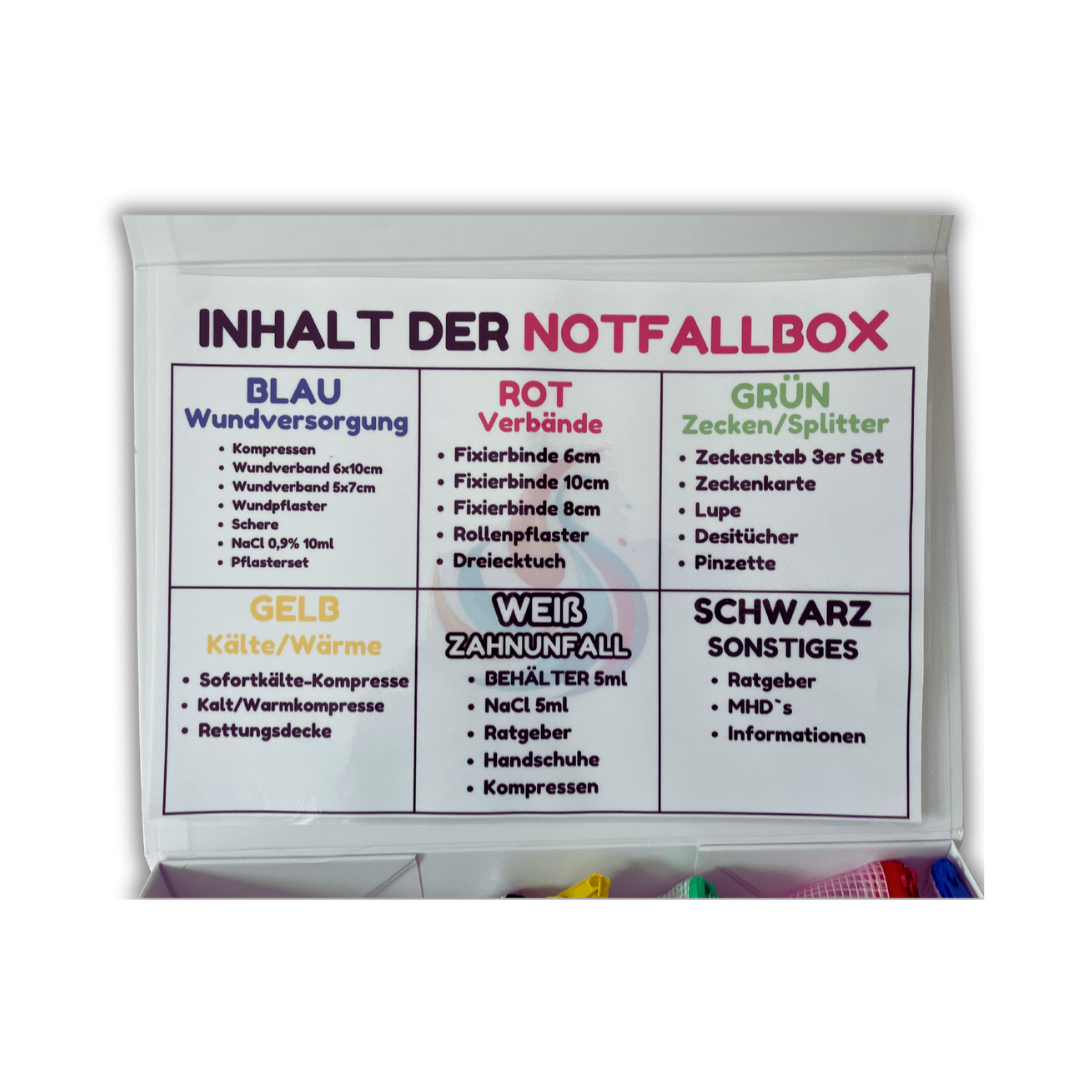 Kindernotfallbox – Kompakte Erste Hilfe für Zuhause - GRAU